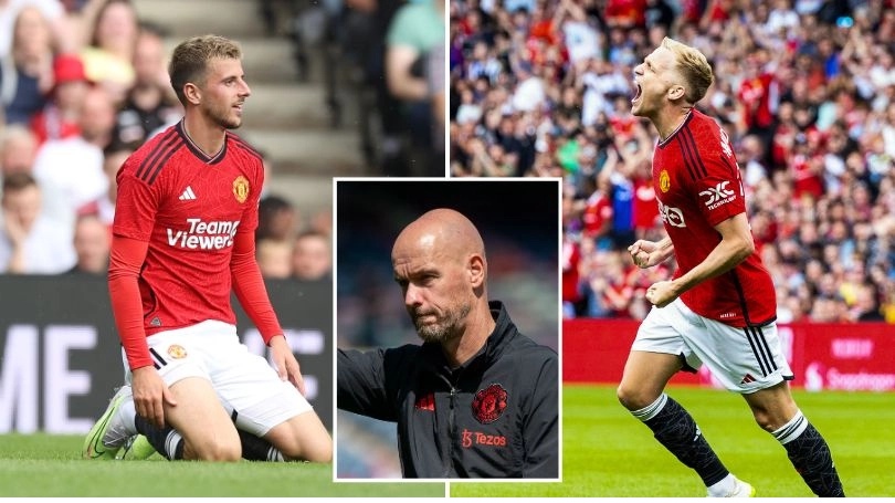 Man Utd player ratings: Donny van de Beek nets, Daniel Gore impresses and Mason Mount struggles vs Lyon