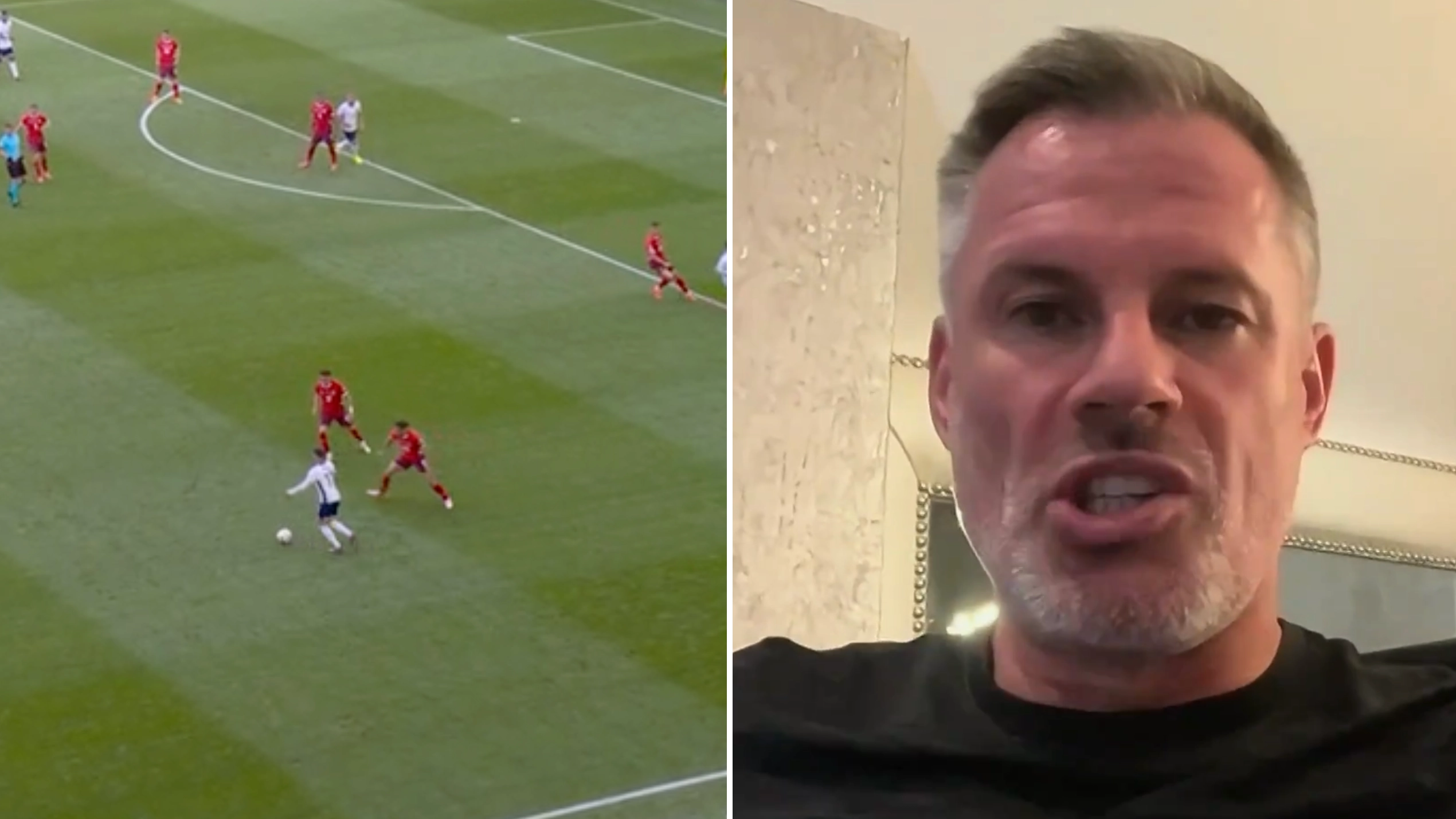 Jamie Carragher's left everyone furious with analysis of England vs Switzerland game