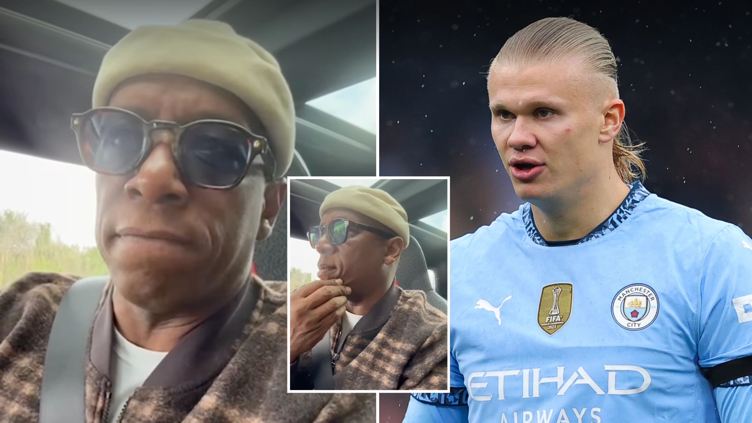 Ian Wright tears into Erling Haaland and calls Man City striker a 'coward' for his behaviour against Arsenal in furious rant