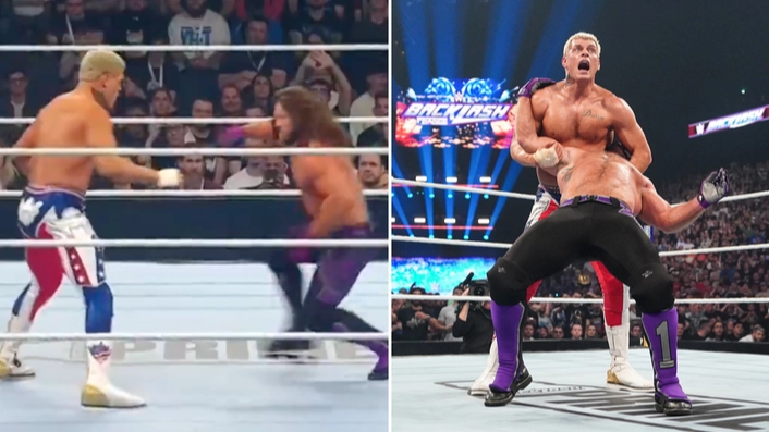 WWE Backlash main event between Cody Rhodes and AJ Styles makes history