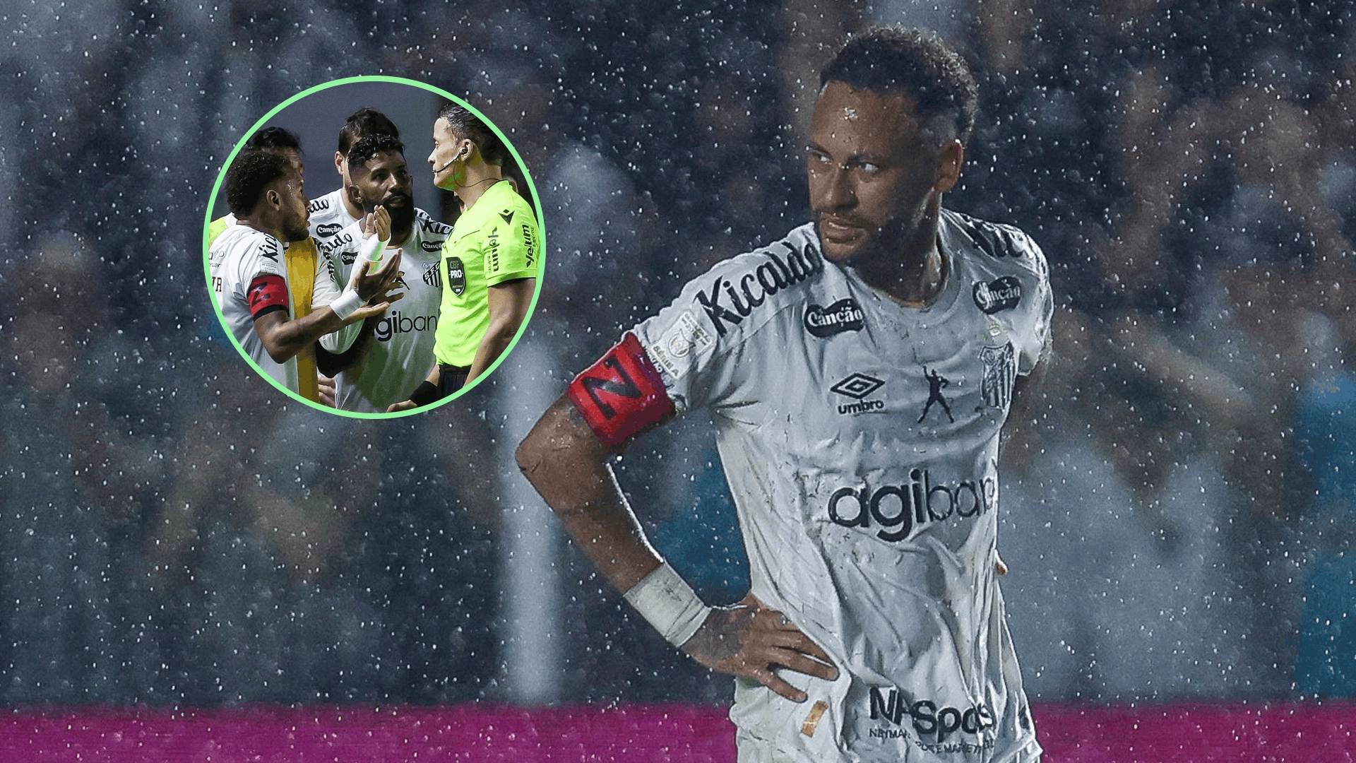 Neymar sent off for breaking rarely-seen rule after incident with player who called him out on live TV