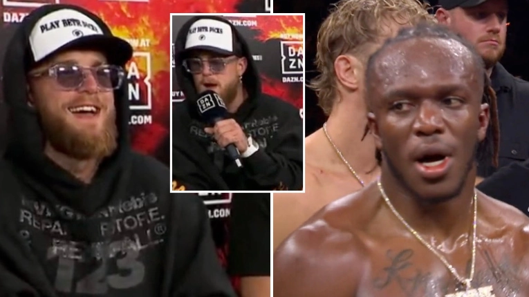 Jake Paul aims brutal dig at KSI and his hairline after Tommy Fury defeat