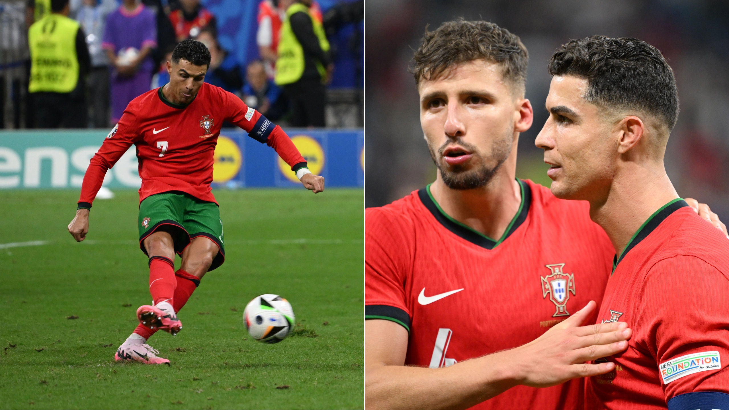 Cristiano Ronaldo at risk of UEFA punishment for 'banned' act in Portugal's win over Slovenia