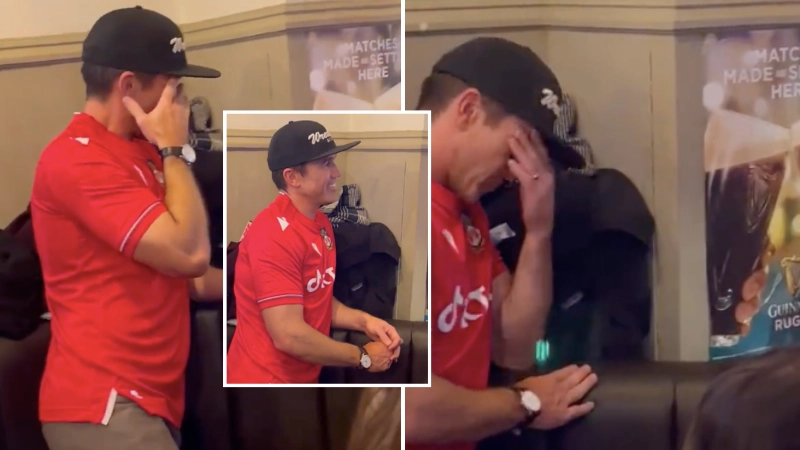 The wonderful moment Wrexham owner Rob McElhenney was reduced to tears as fans chanted his name