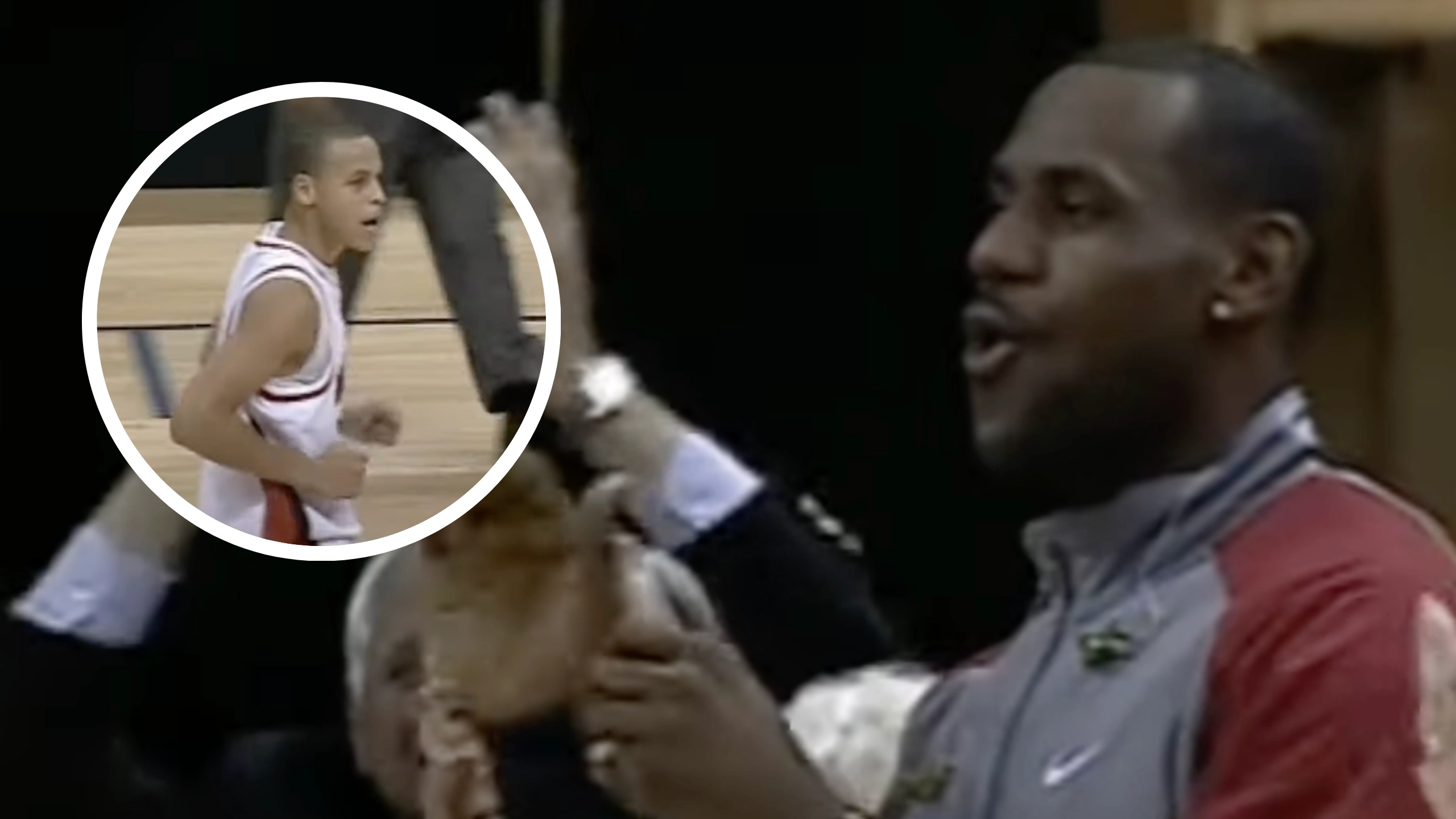 LeBron James was left visibly stunned after watching wild Steph Curry moment during their first meeting