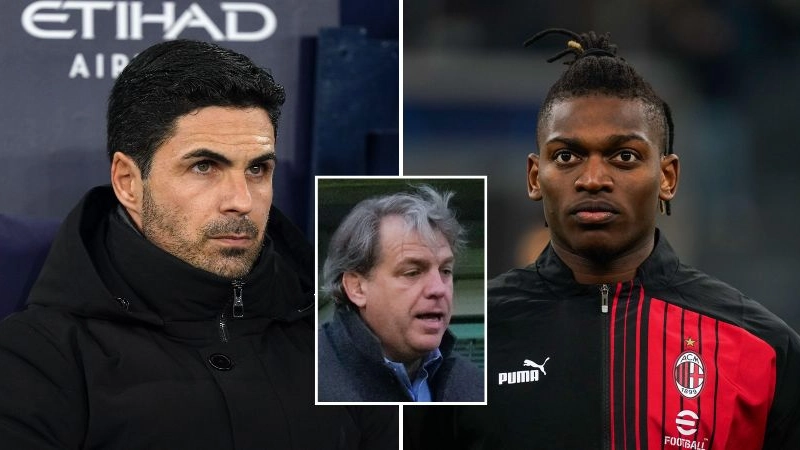 Club president spotted in London for meeting with Chelsea over Rafael Leao transfer