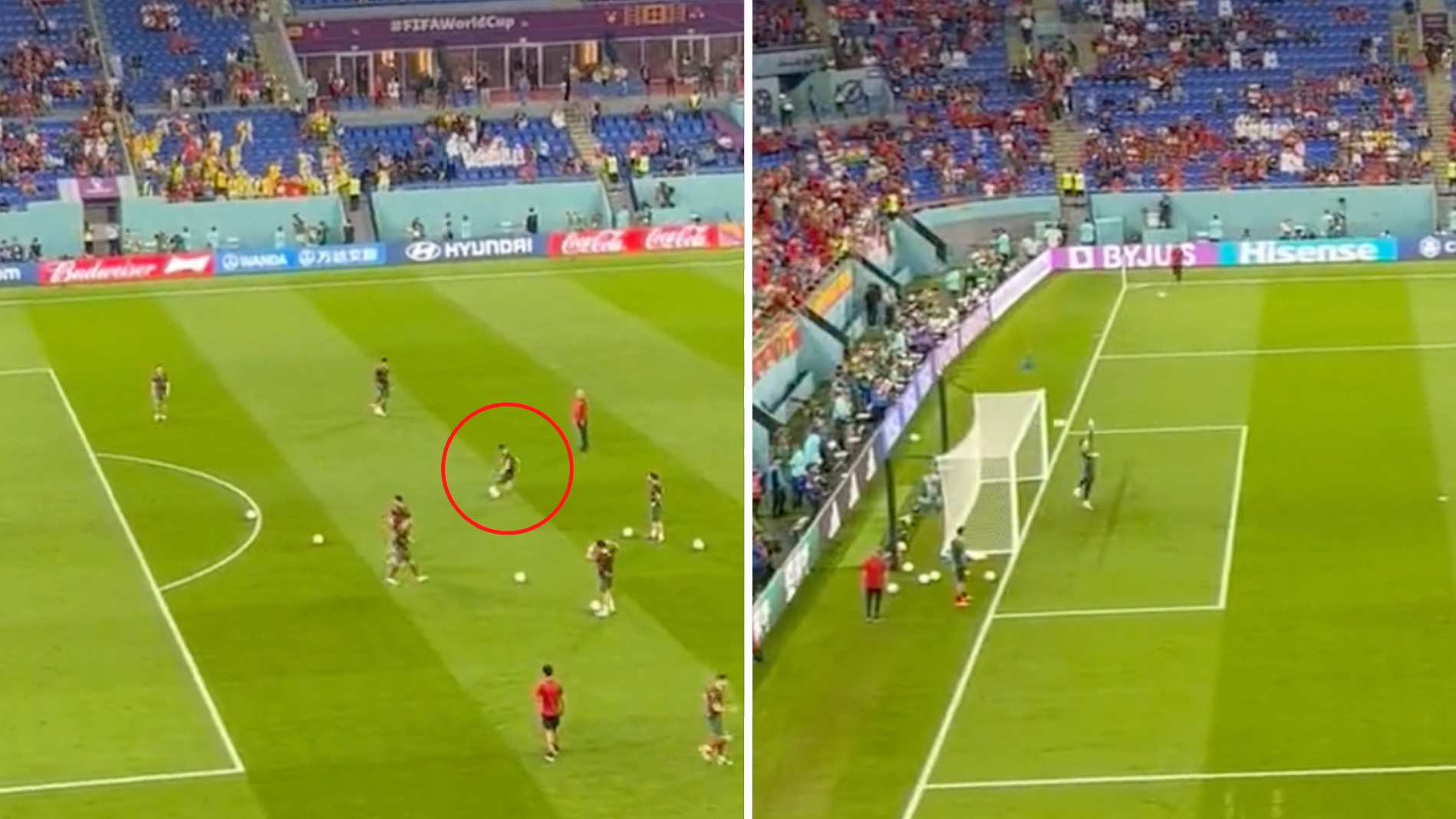 Cristiano Ronaldo scores absolute worldie in Portugal warm-up, he's not messing about after Man United termination