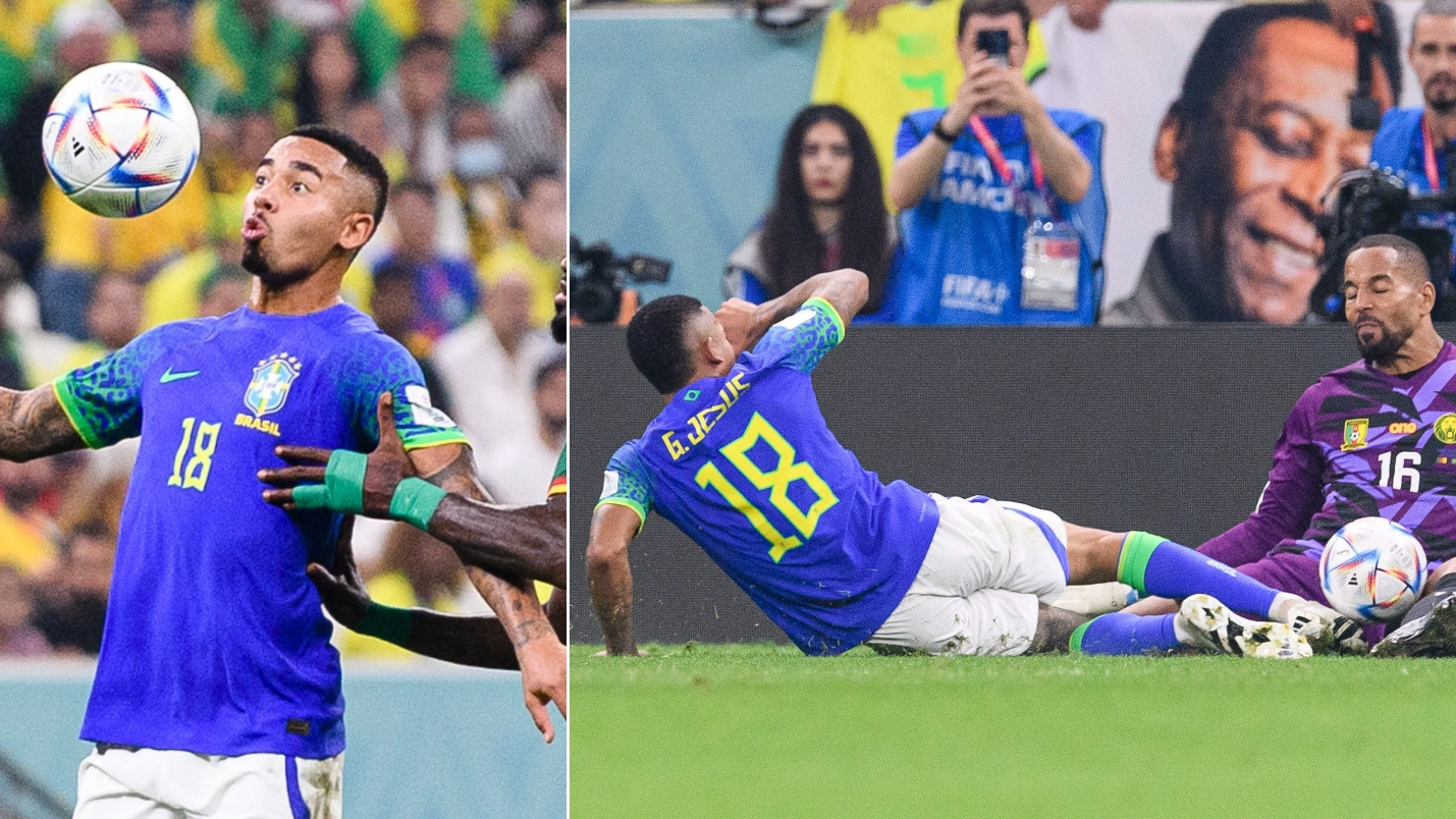 Gabriel Jesus 'ruled out of the World Cup' with knee injury, the Arsenal striker could be out for a month