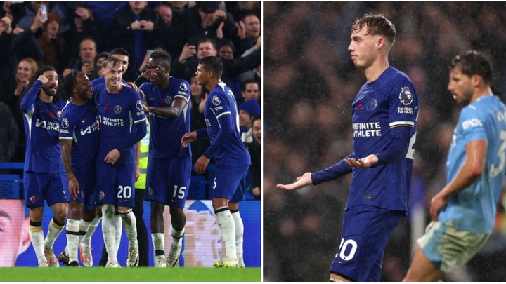 Cole Palmer scores dramatic penalty to secure 4-4 draw for Chelsea vs Man City, his celebration is ice-cold