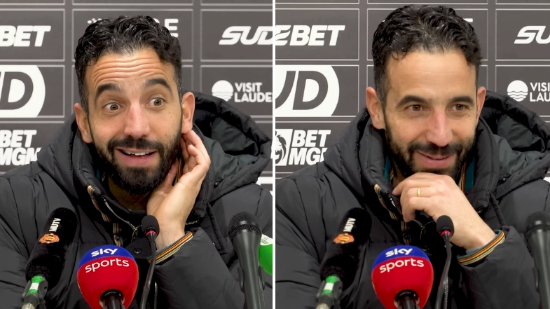 Ruben Amorim snaps at reporter after being baffled by question following Man Utd's defeat to Wolves