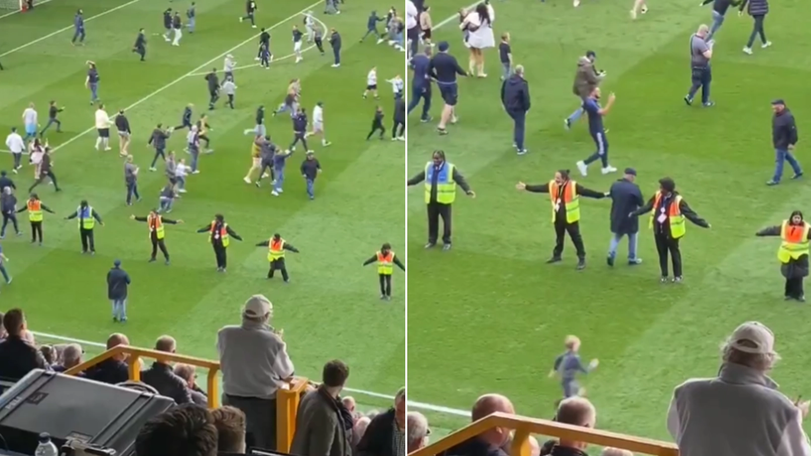 Hilarious Video Of Millwall Stewards Has Gone Viral After Fans Invade Pitch