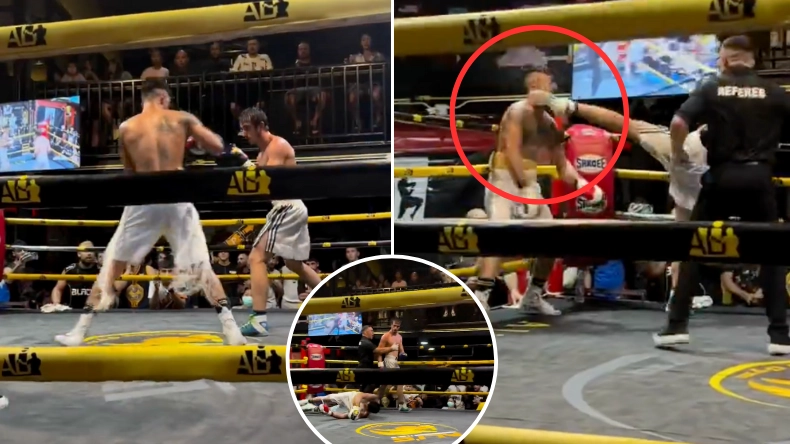 MMA fighter facing lifetime ban after dropping opponent with devastating head kick during BOXING debut