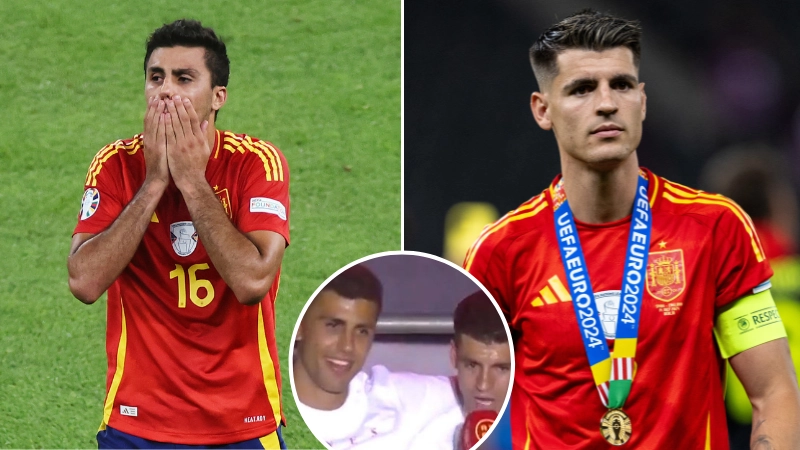 UEFA hand Rodri and Alvaro Morata bans for Gibraltar chant after Spain's win over England in Euros final