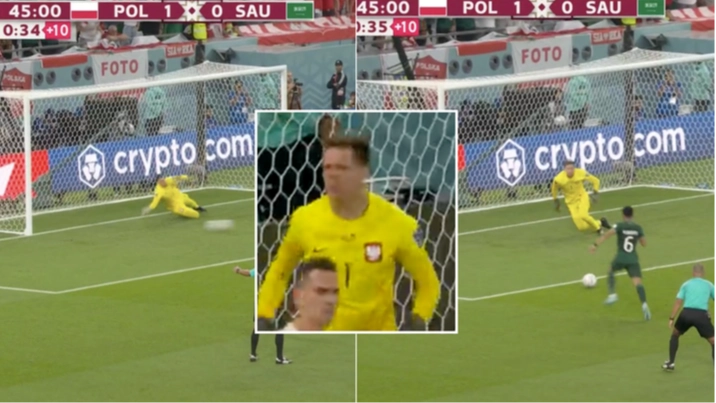 Woljciech Szczesny produces stunning double save to deny Saudi Arabia