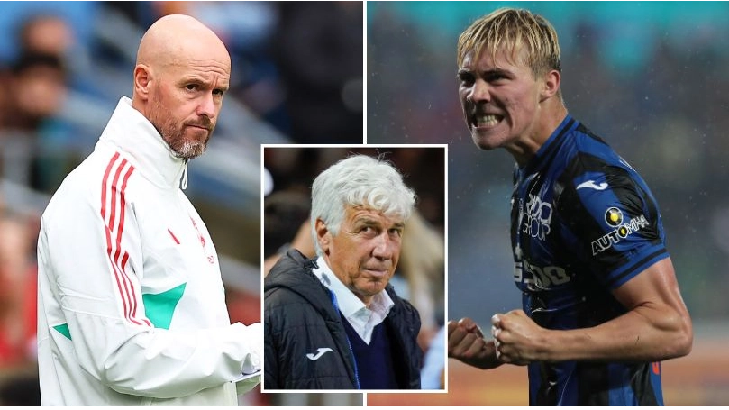 Atalanta 'unhappy' with tactics of Erik ten Hag's agent as Rasmus Hojlund negotiations continue