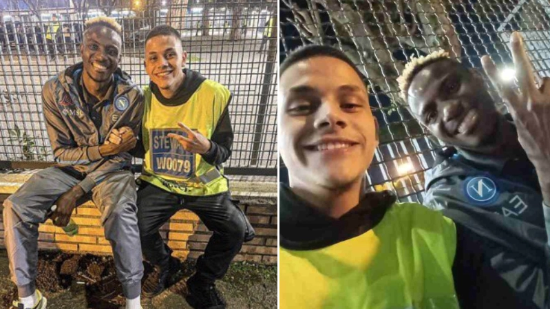 AS Roma steward suspended for taking selfie with Napoli striker Victor Osimhen after 1-0 defeat