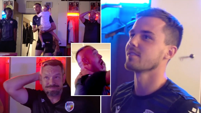 Viktoria Plzen players and staff react to being drawn into Champions League 'group of death'