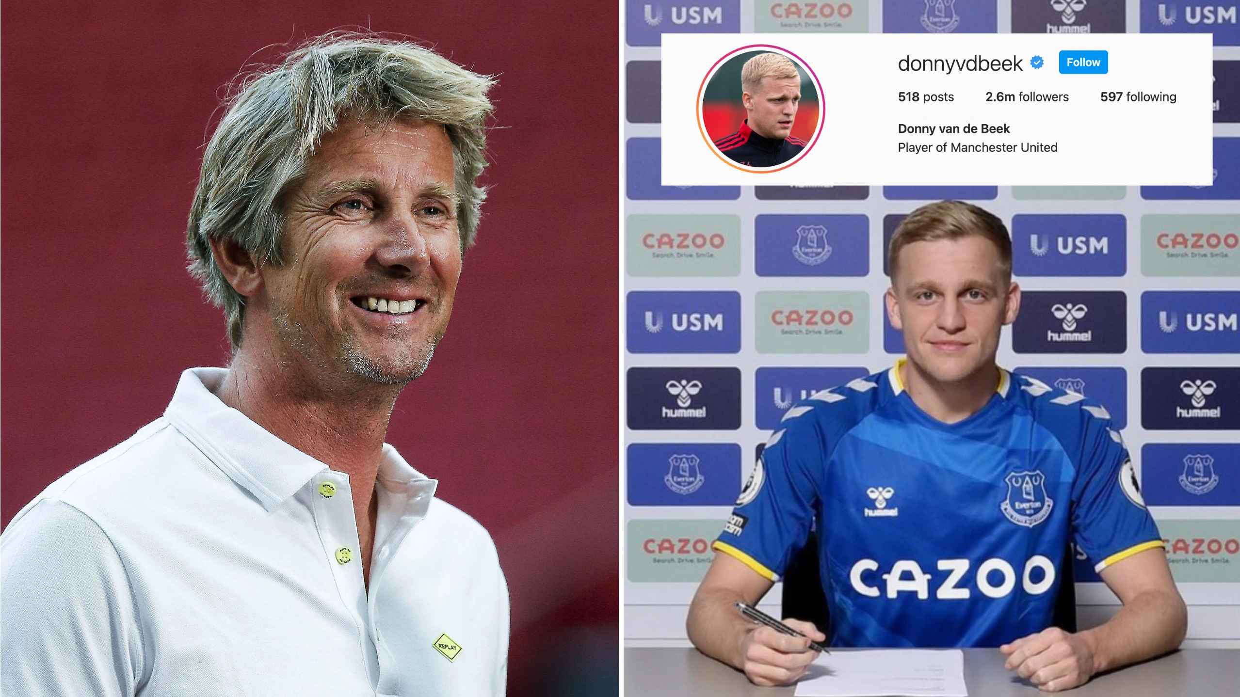 Edwin Van Der Sar Appears To Troll Manchester United In Donny Van De Beek Instagram Message