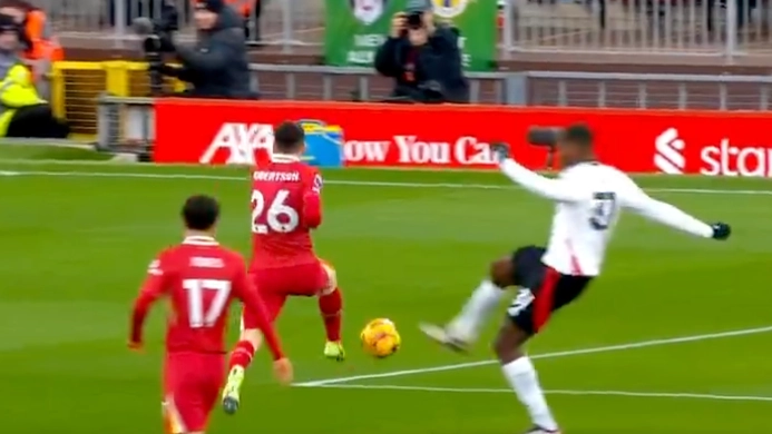 Fans in disbelief over how Issa Diop avoided red card against Liverpool