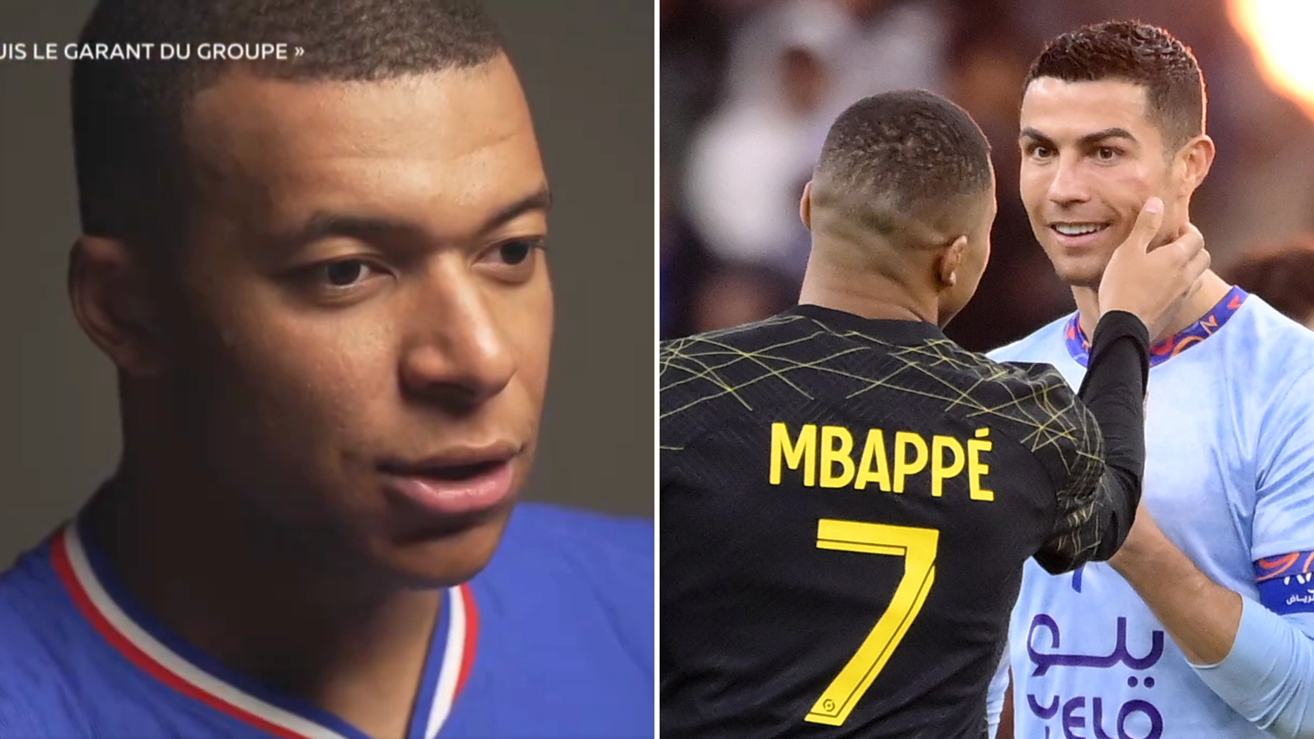 Kylian Mbappe snubs Cristiano Ronaldo after naming the four players who have inspired him