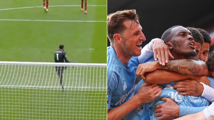 Footage appears to show Alisson Becker fuming at one Liverpool player after Nottingham Forest goal