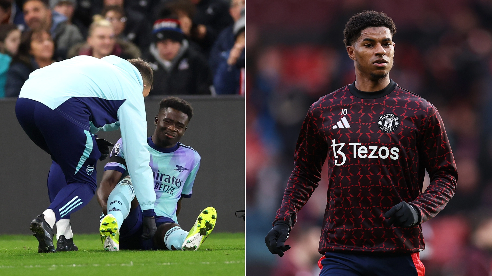 Five Bukayo Saka replacements Arsenal could sign in January including Marcus Rashford and ex-Man City star
