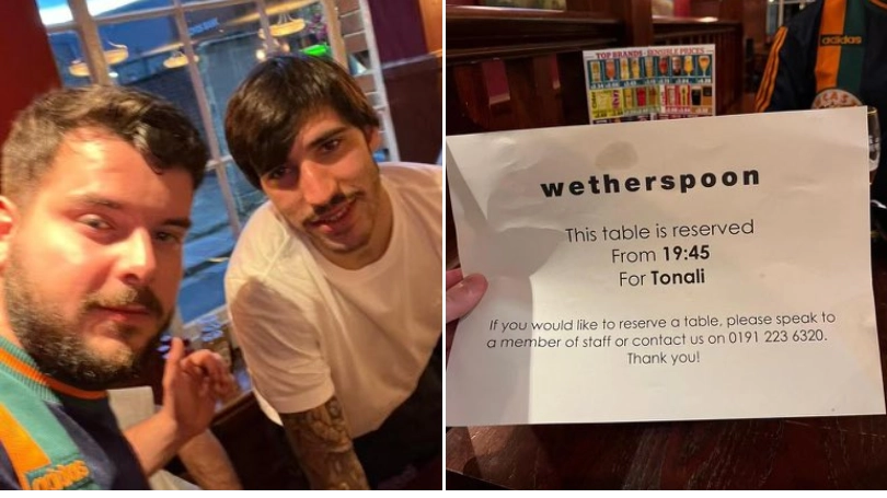 Sandro Tonali spotted embracing life in Newcastle with trip to local Wetherspoons, fans think they know why