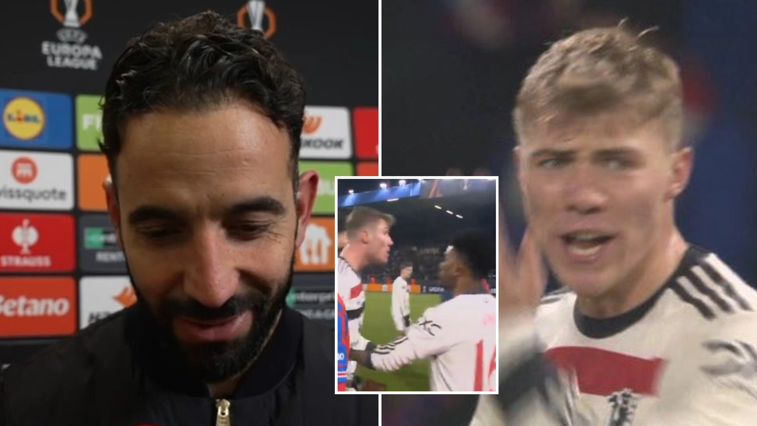Ruben Amorim has unexpected but brilliant response to row between Rasmus Hojlund and Amad Diallo after Man Utd win 
