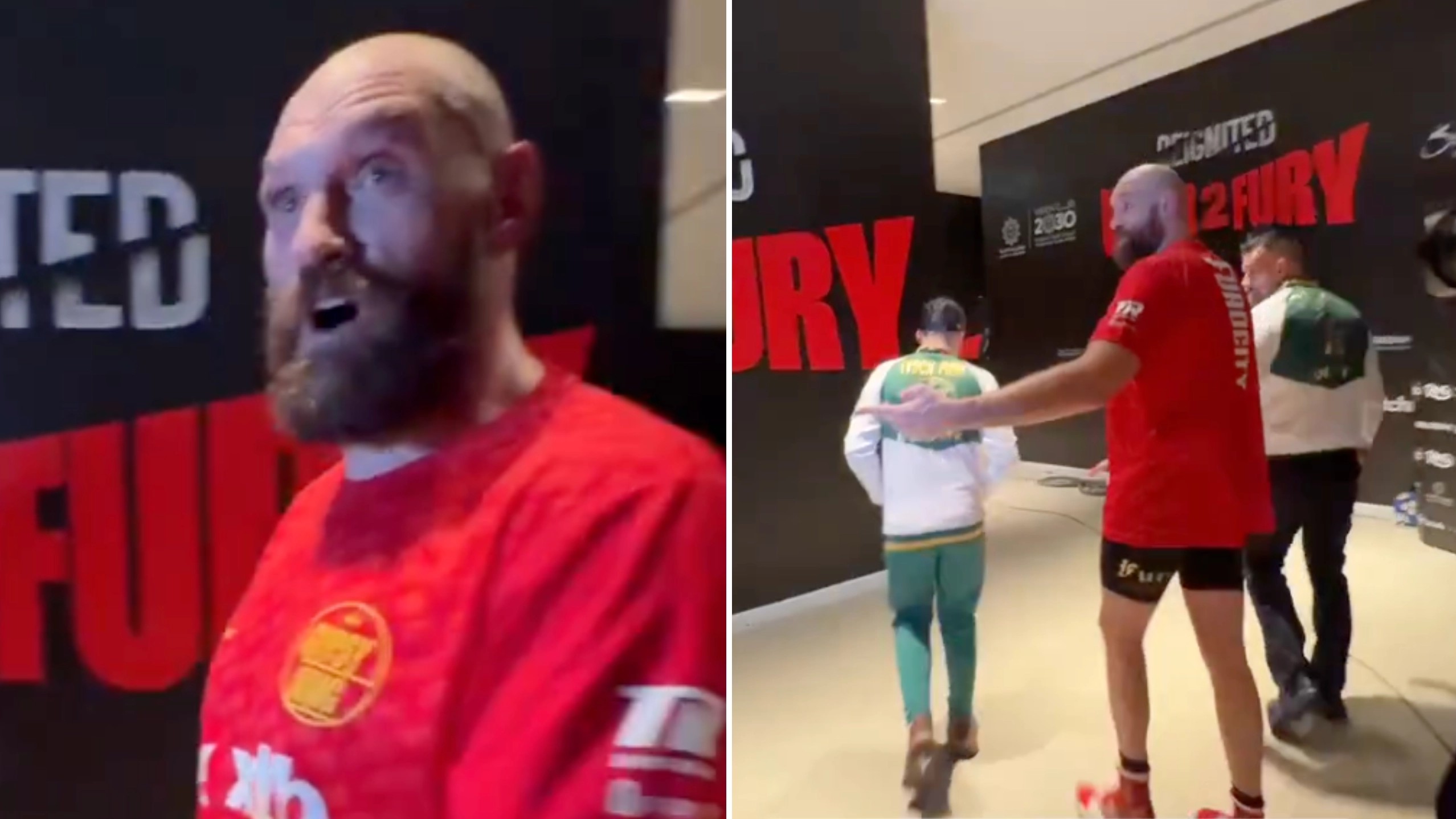 What Tyson Fury said immediately after losing Oleksandr Usyk rematch emerges in new footage