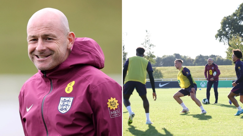 Surprise player spotted training with England despite not being included in Lee Carsley's first senior squad