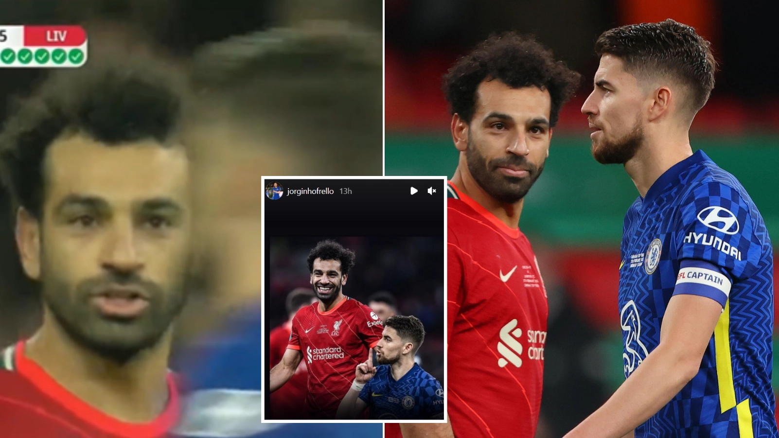Jorginho Confirms What Mohamed Salah Said To Him Before Penalty, It's Cheeky