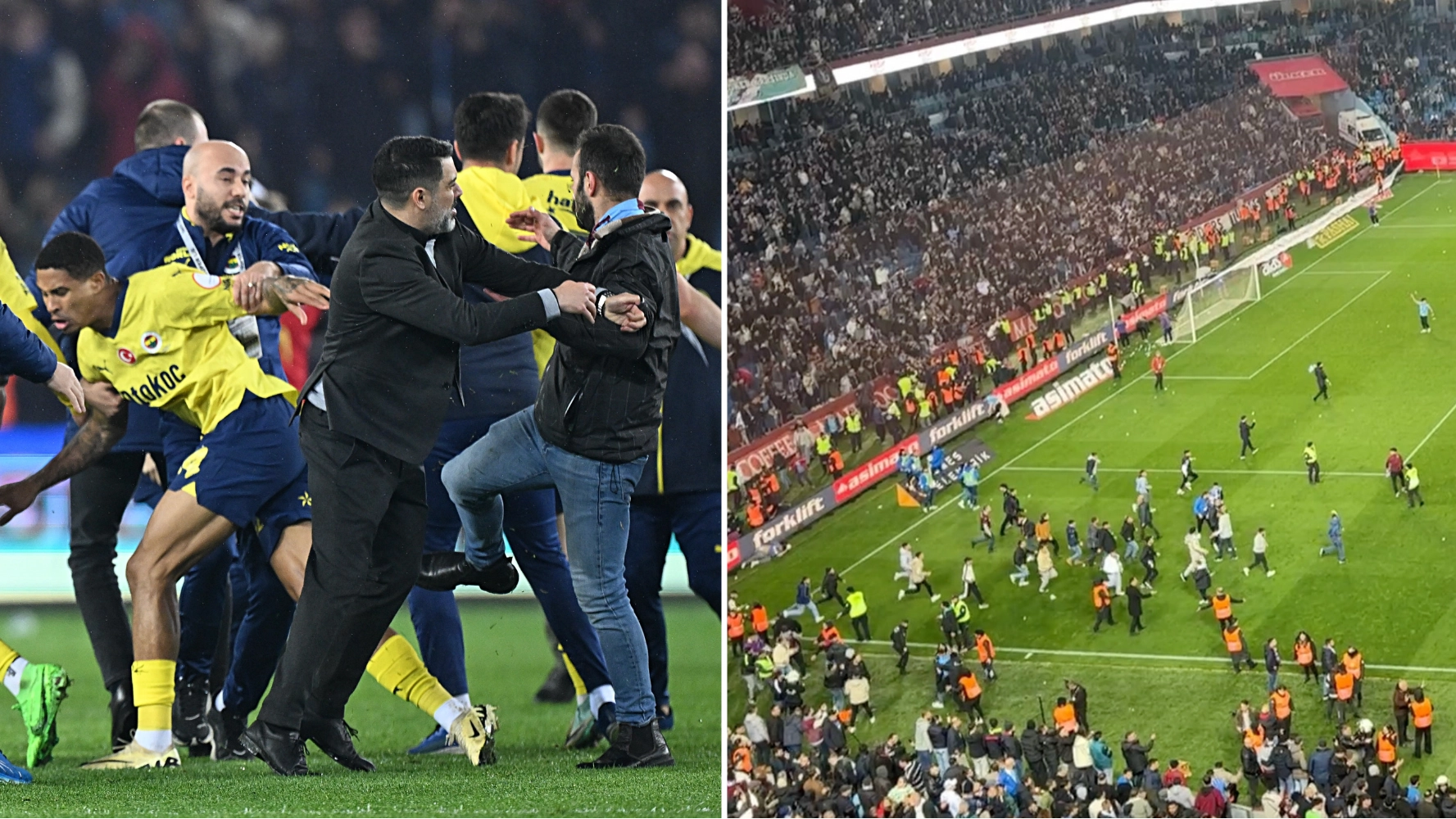 European giant threatens to withdraw from their domestic league after players attacked