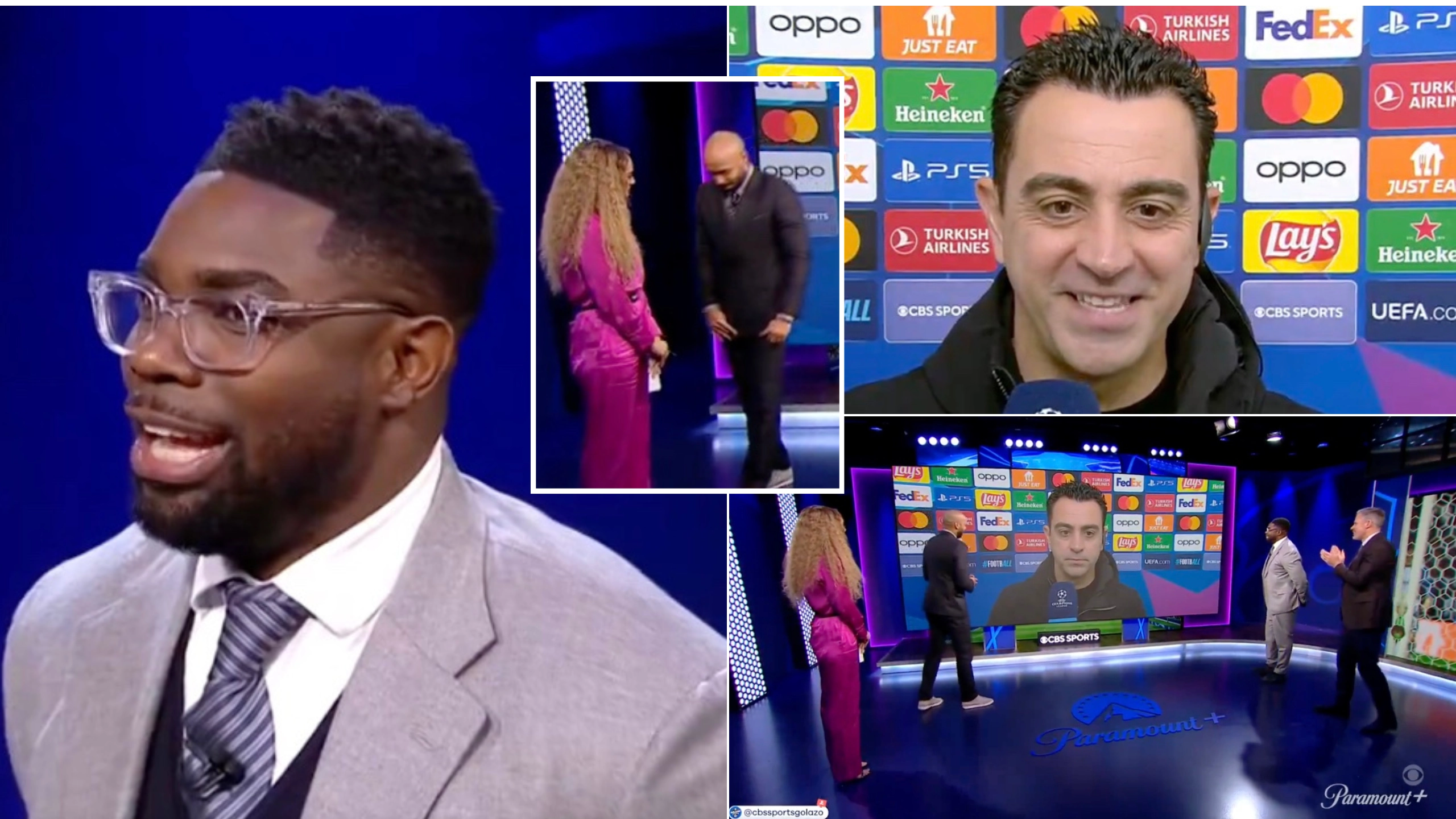 Micah Richards' reaction to Barcelona boss Xavi not 'knowing his name' during live interview was hilarious
