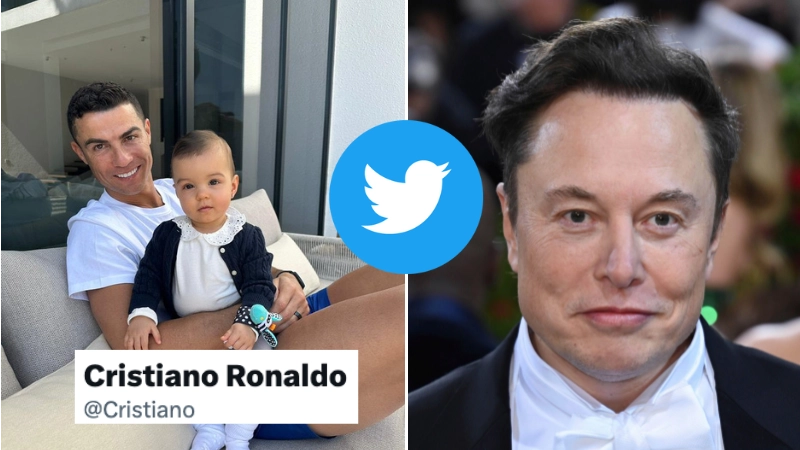 Cristiano Ronaldo has had his blue tick removed despite being most-followed athlete on Twitter