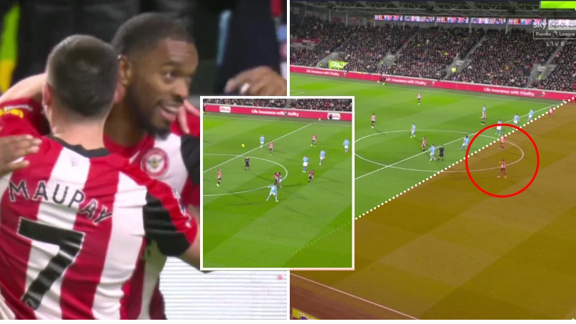 Why Neal Maupay's goal for Brentford vs Man City wasn't disallowed