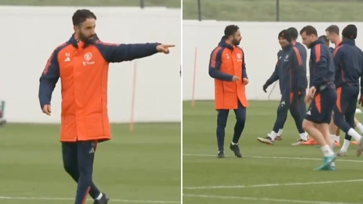 Man United fans are excited after spotting footage of Ruben Amorim 'working closely' with star