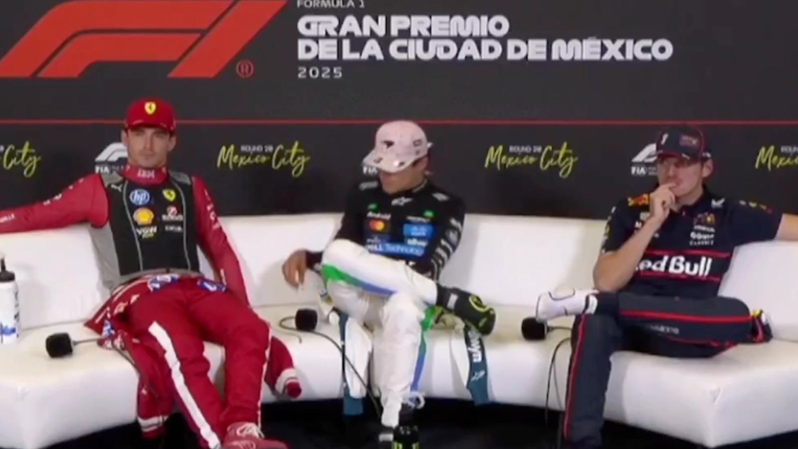 Verstappen and Leclerc's Reaction to Norris Being Asked if He'd Give Piastri Points