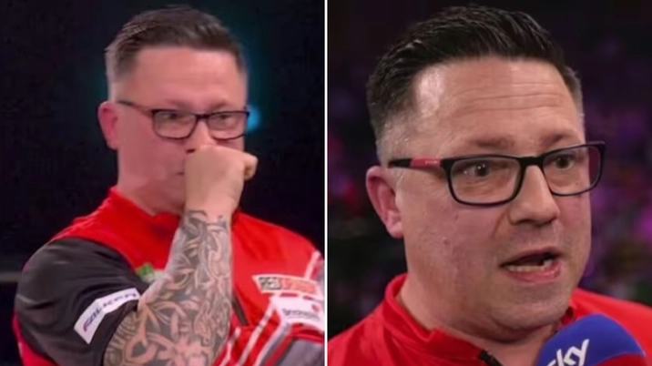 Darts star fights back tears after being booed by Ally Pally crowd for comment in Sky Sports interview