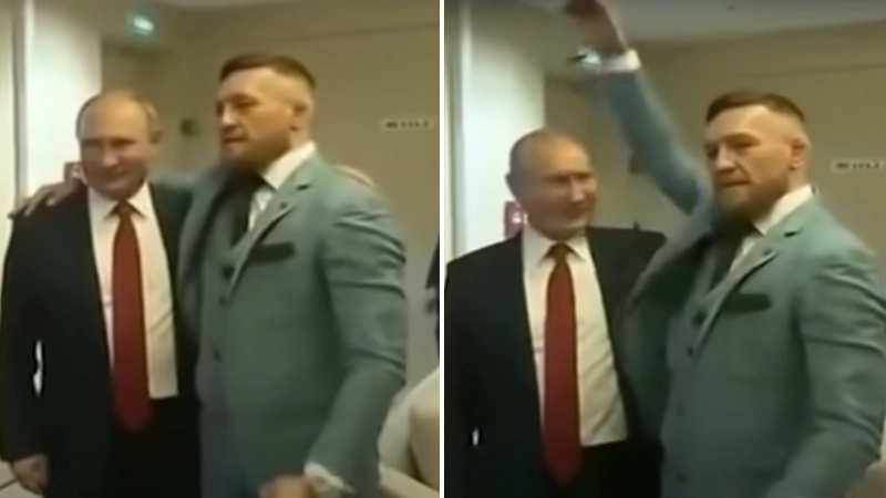 Conor McGregor Felt Fear For The First Time When He Put His Arm Around Vladimir Putin