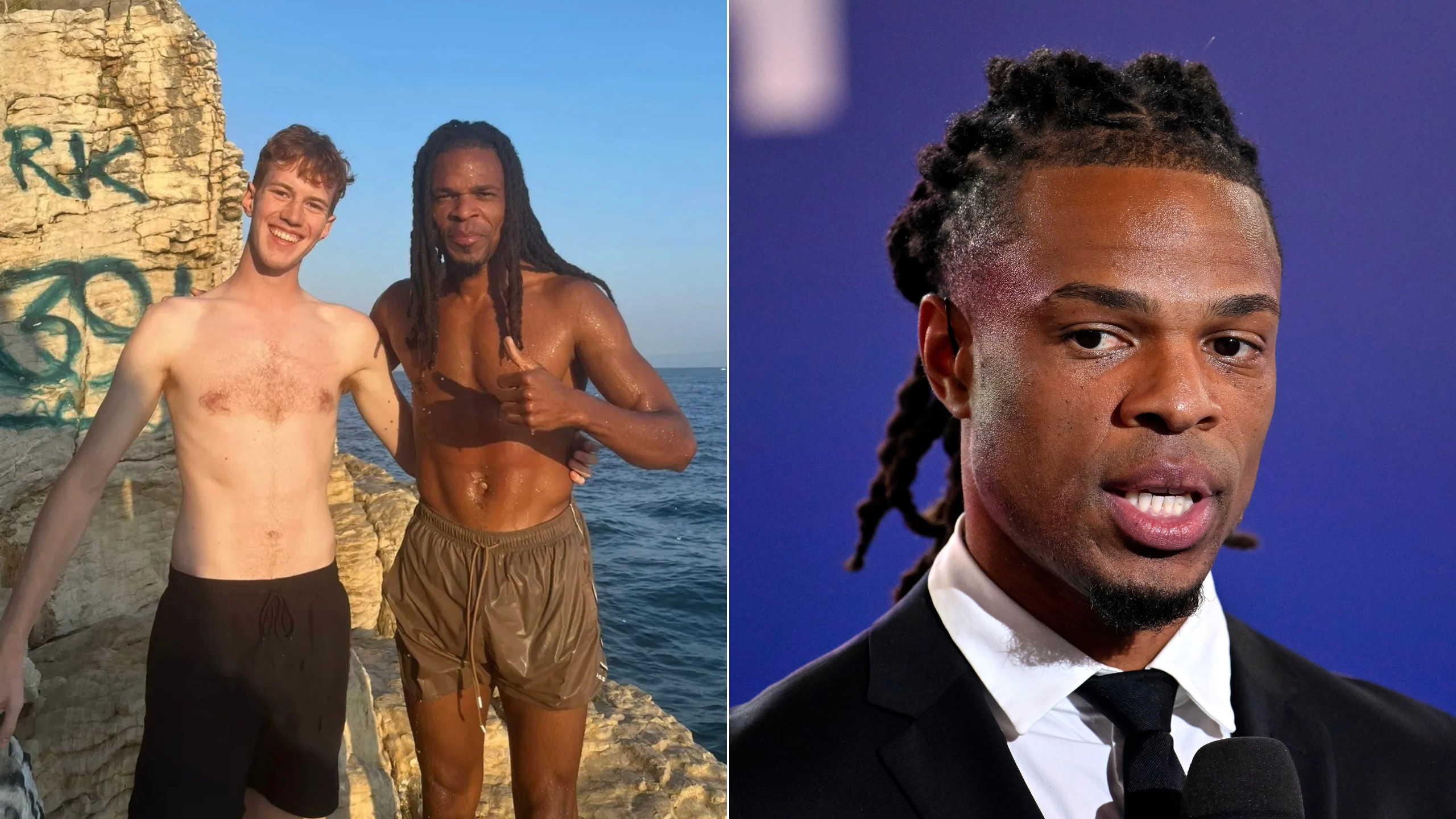 Former Premier League star looks completely unrecognisable as holiday picture emerges