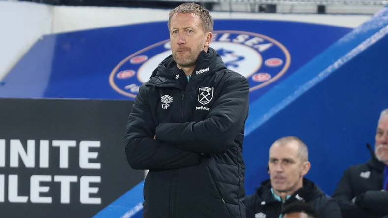 Chelsea fans furious as Graham Potter's six-word dig picked up by microphone after West Ham defeat