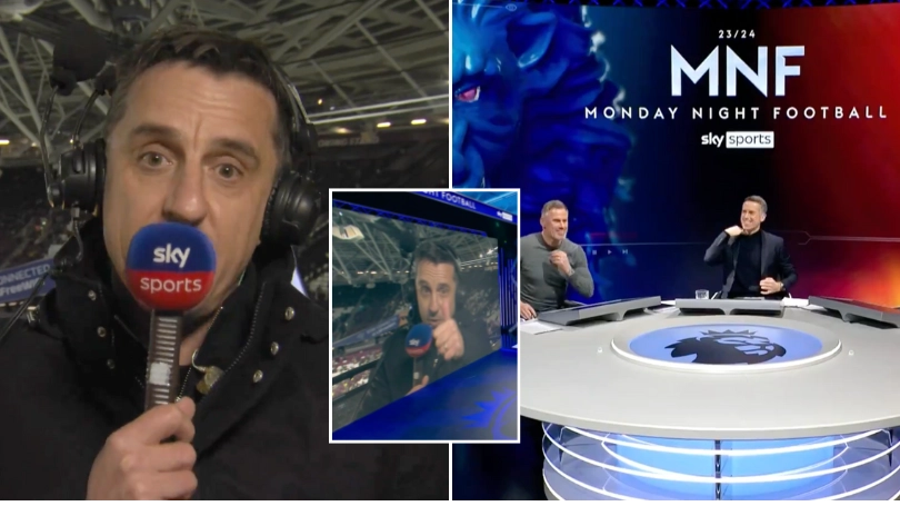 Gary Neville was cut off by Dave Jones mid-rant during iconic Monday Night Football moment