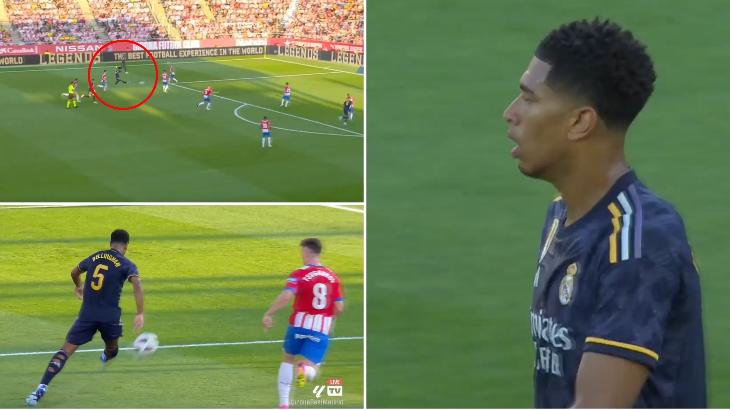 Jude Bellingham delivers a spectacular 'trivela' assist for Joselu, it's poetry in motion