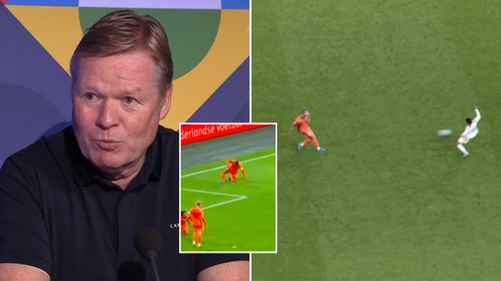 Ronald Koeman speaks out on taking Matthijs de Ligt off at half-time after major error vs Germany
