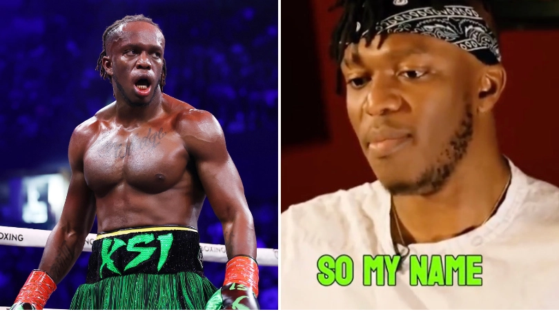 KSI has revealed the origin story behind his name, says people are 'fuming' with him because of it