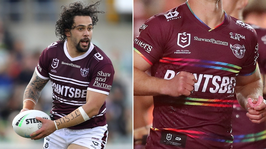 Manly Sea Eagles player says his gay sister 'totally understood' his decision to not wear club's rainbow pride jersey