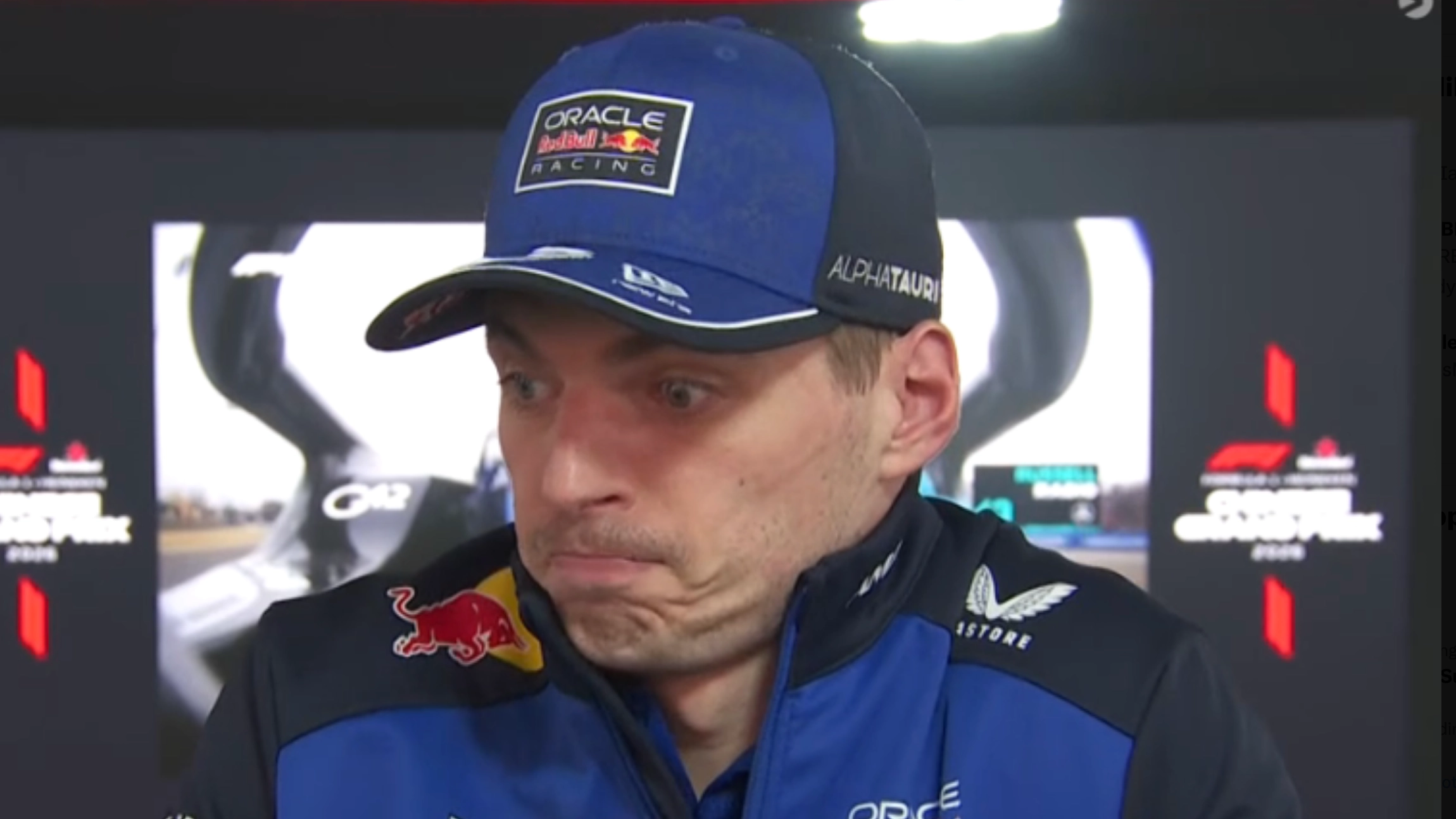 Max Verstappen's savage response when asked about Chinese Grand Prix performance