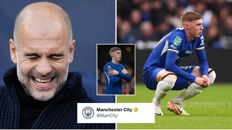 Fans think Man City have sent Cole Palmer brutal dig after Carabao Cup final defeat