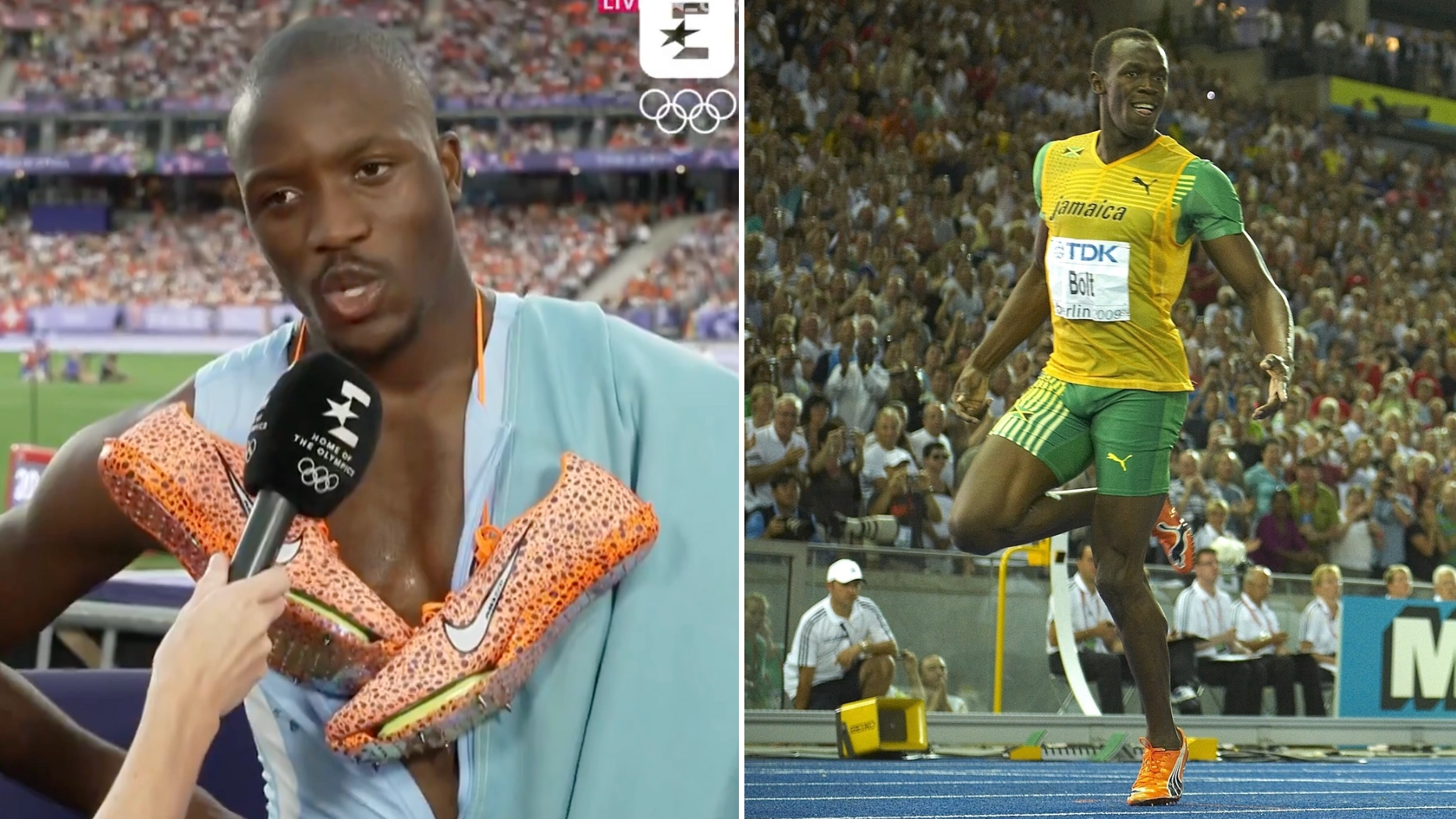 Olympic 200m champion Letsile Tebogo gave brilliant answer when asked if he will beat Usain Bolt's world record