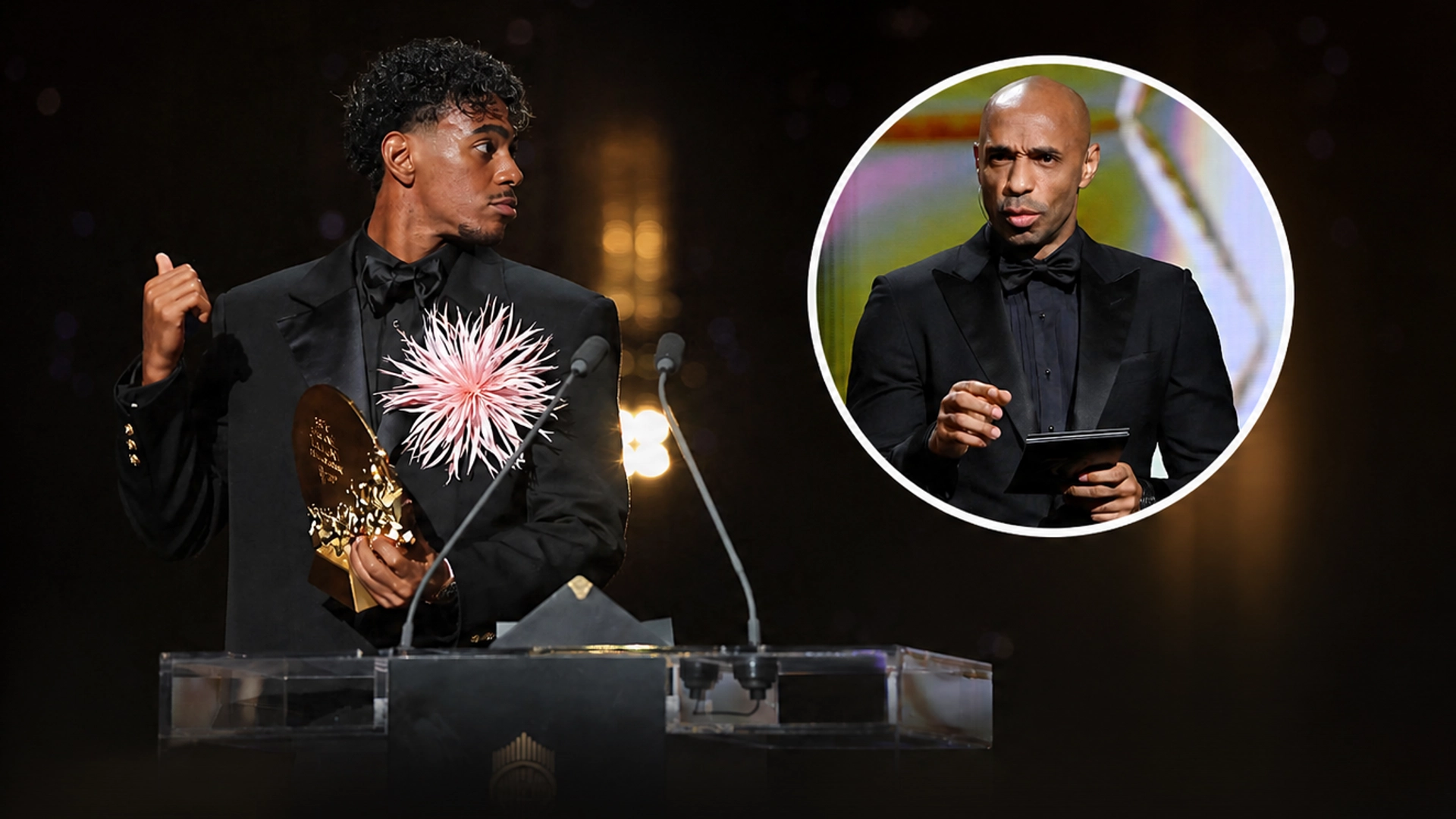 Thierry Henry slammed for 'disrespectful' comment to Lamine Yamal on stage at Ballon d'Or ceremony